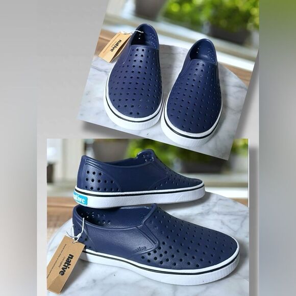 Native Miles Kids Slip On Water & Play Shoes Size J 2 - Picture 1 of 12